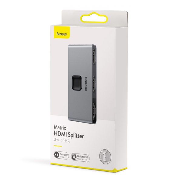 Baseus Matrix HDMI 4K HD Splitter 2 in 1